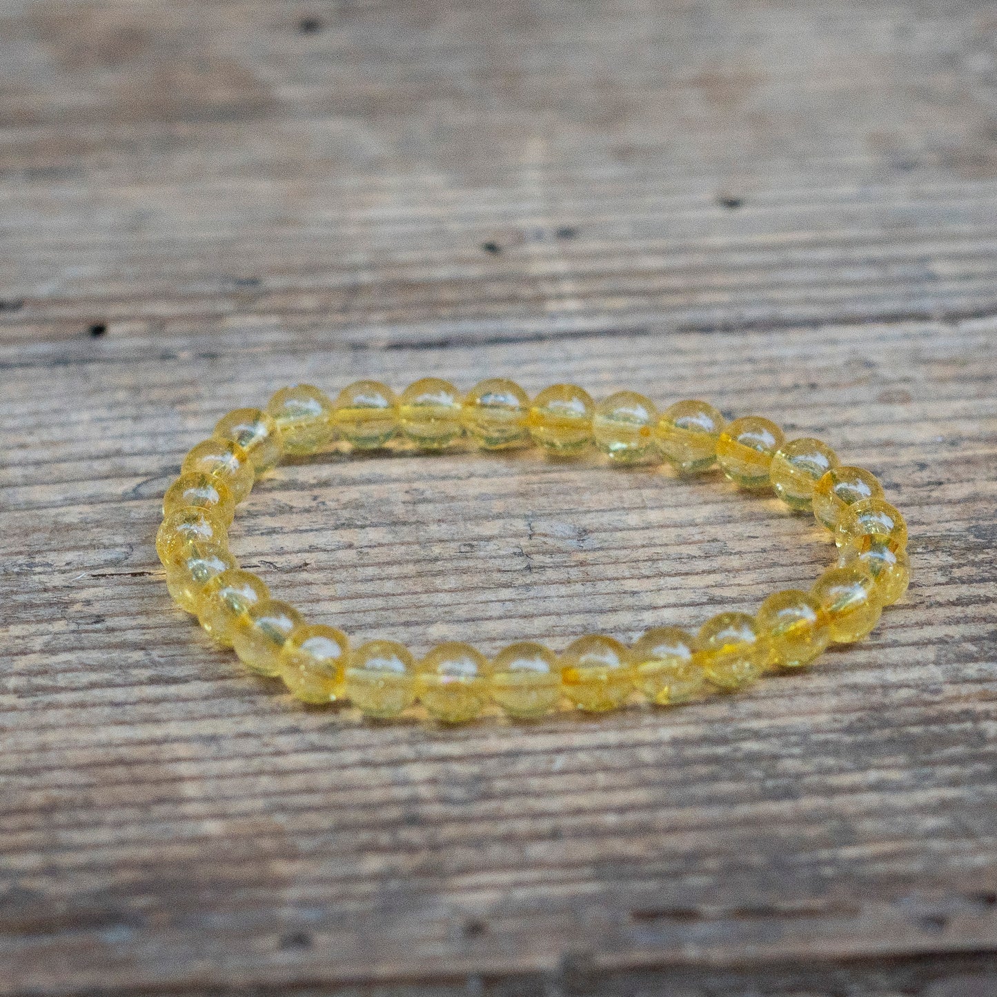 PULSERA DE CUARZO CITRINO